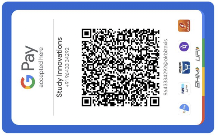 Google Pay Qr Code Pvc Card Printing