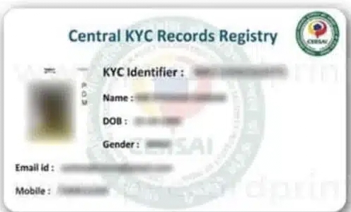 CKYC Card PVC Print